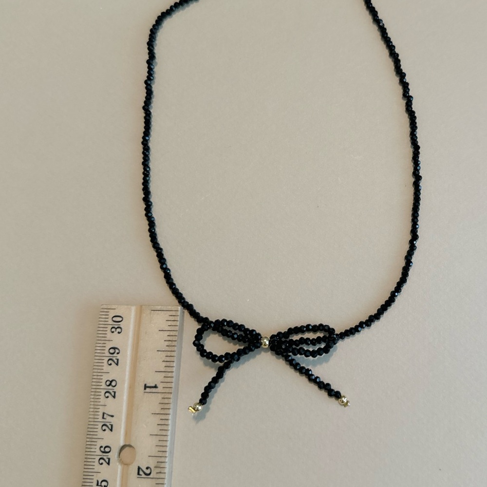 Boho bow necklace N1052 - Picture 4 of 4